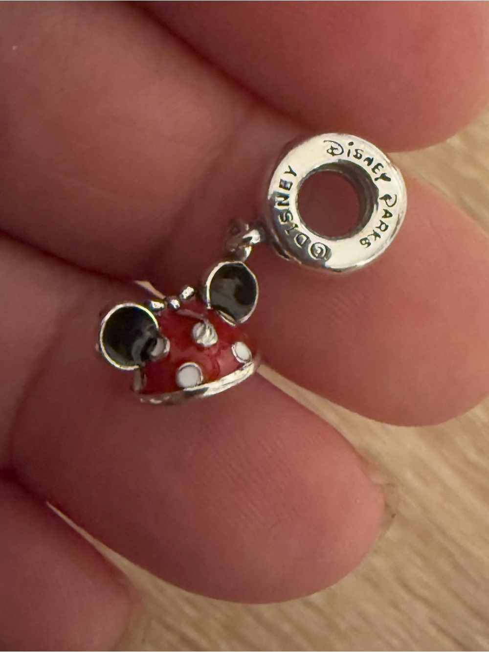 Pandora Red and Black Minnie Hat Charm